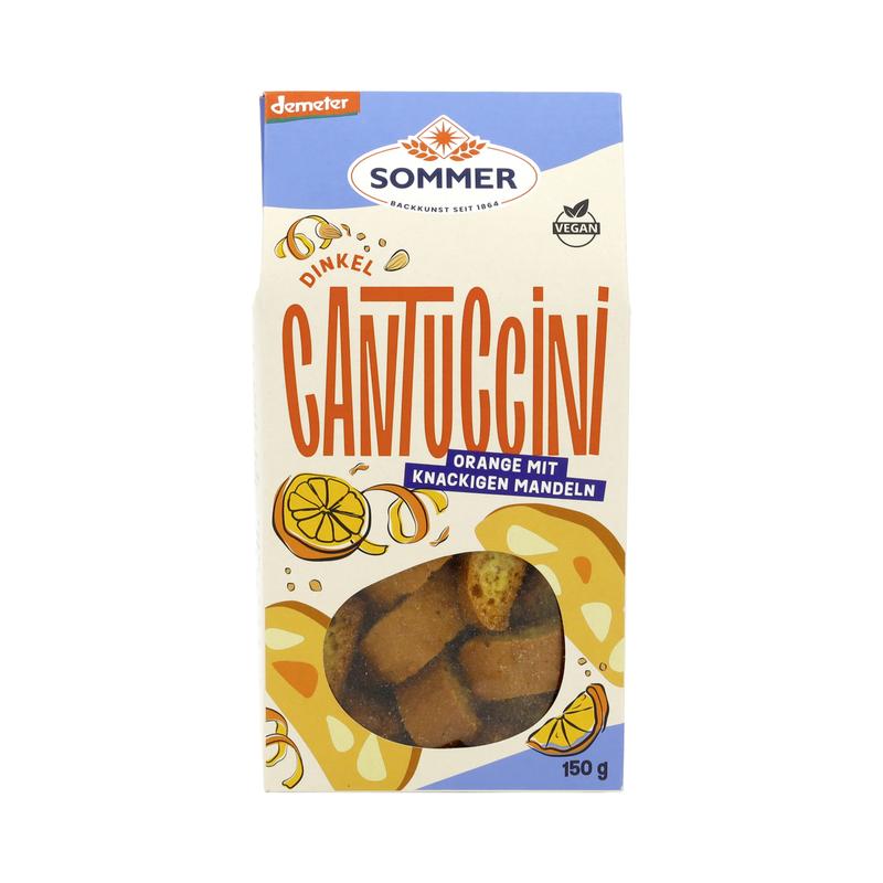 Sommer Demeter Dinkel Cantuccini Orange 150g 6 Stück zu 180 g