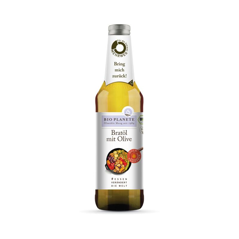Bio Planete Bratöl mit Olive 500 ml Mehrweg 6 Stück zu 500 ml