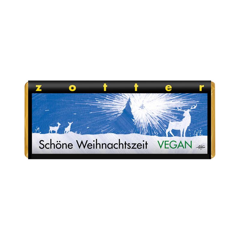 Zotter Schokolade Schöne Weihnachtszeit - Rote Früchtchen 10 Stück zu 70 g