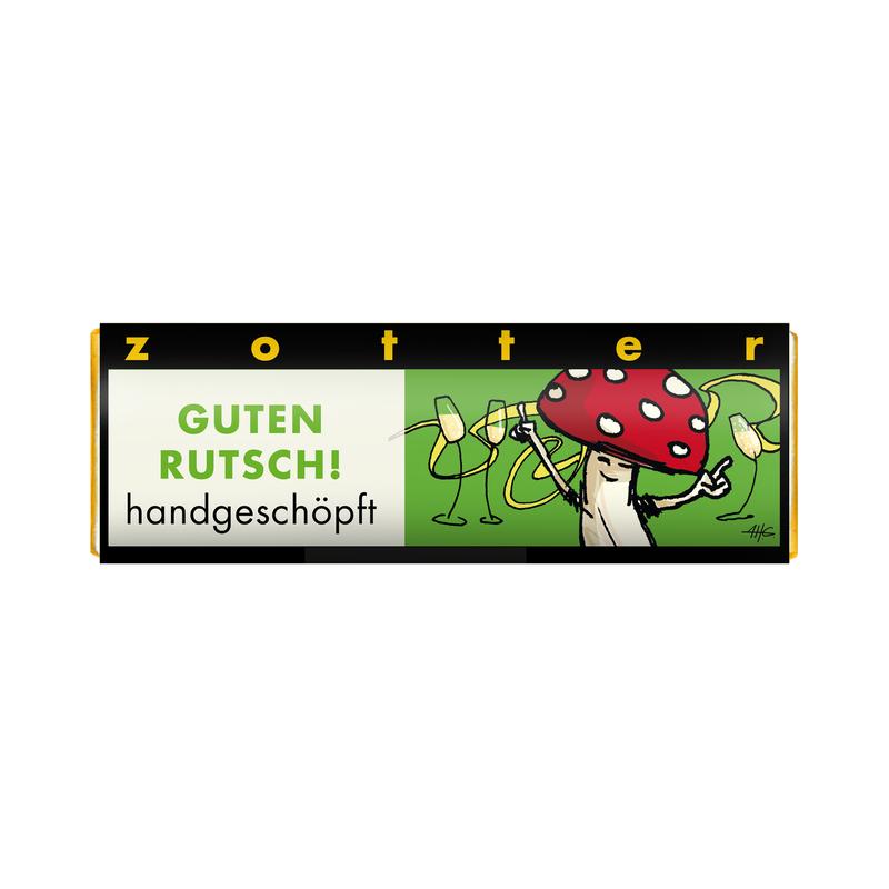 Zotter Schokolade Schoko-Mini Guten Rutsch"- Marc de Champagne 25 Stück zu 20 g"