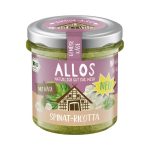 Allos-Aufstrich-Spinat-Ricotta