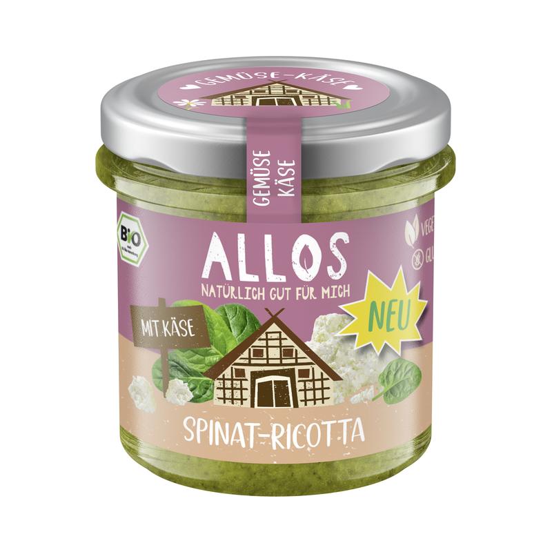 Allos-Aufstrich-Spinat-Ricotta