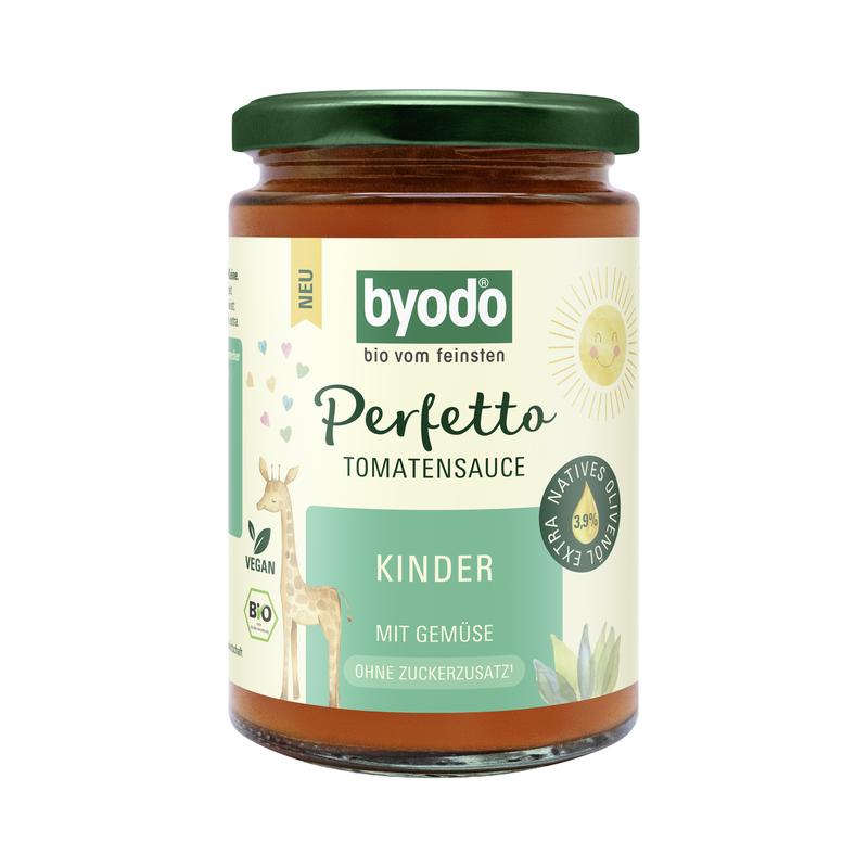 Byodo Perfetto Tomatensauce Kinder, mit nativem Olivenöl extra, 340 ml 6 Stück zu 340 ml