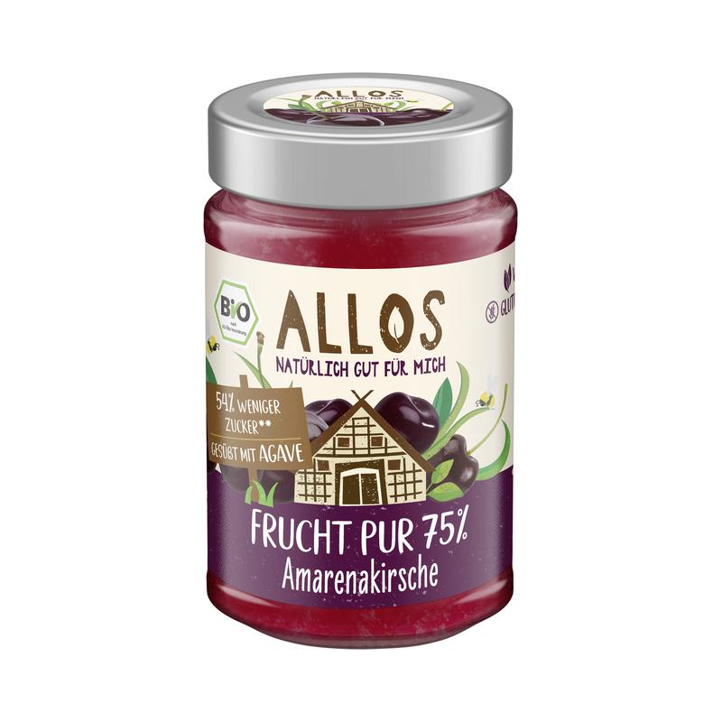 Allos Frucht-Pur-75-Amarenakirsche