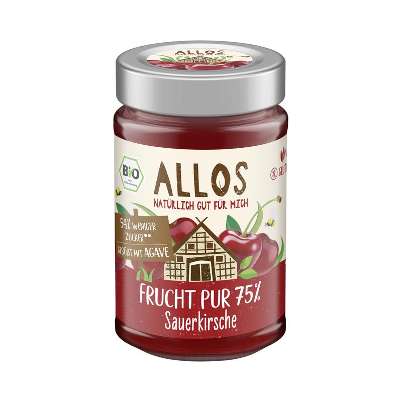 Allos Frucht-Pur-75-Sauerkirsche