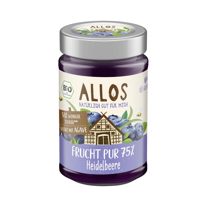 Allos Frucht-Pur-75-Heidelbeere