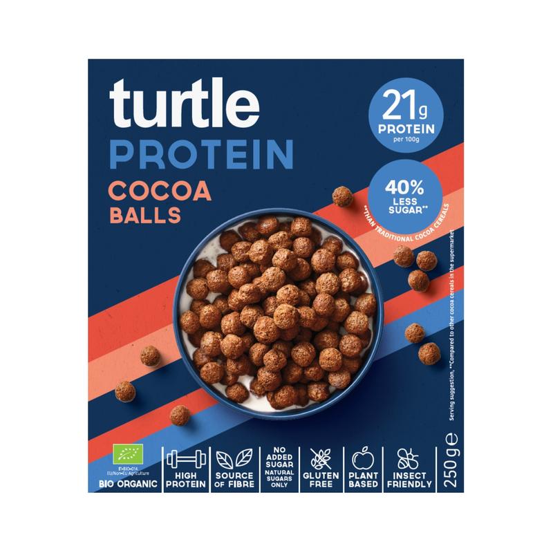 Turtle - Better Breakfast Protein Cocoa Balls 8 Stück zu 250 g