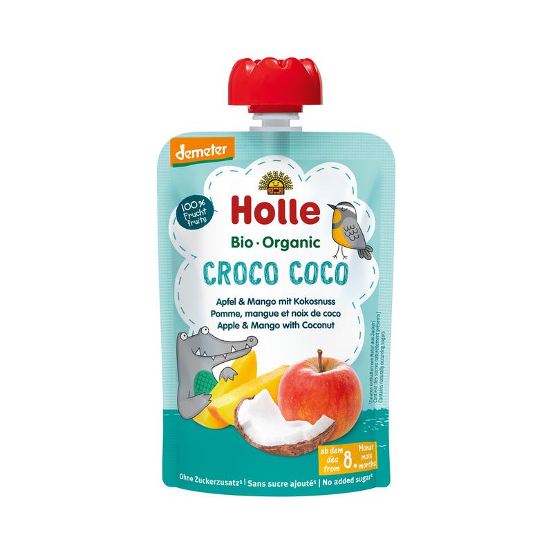 Holle Croco Coco - Apfel & Mango mit Kokosnuss 10 Stück zu 100 g
