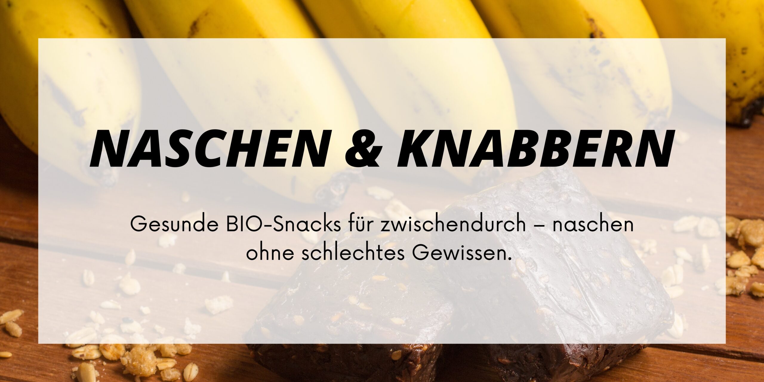 BIO Naschwaren und Knabberartikel