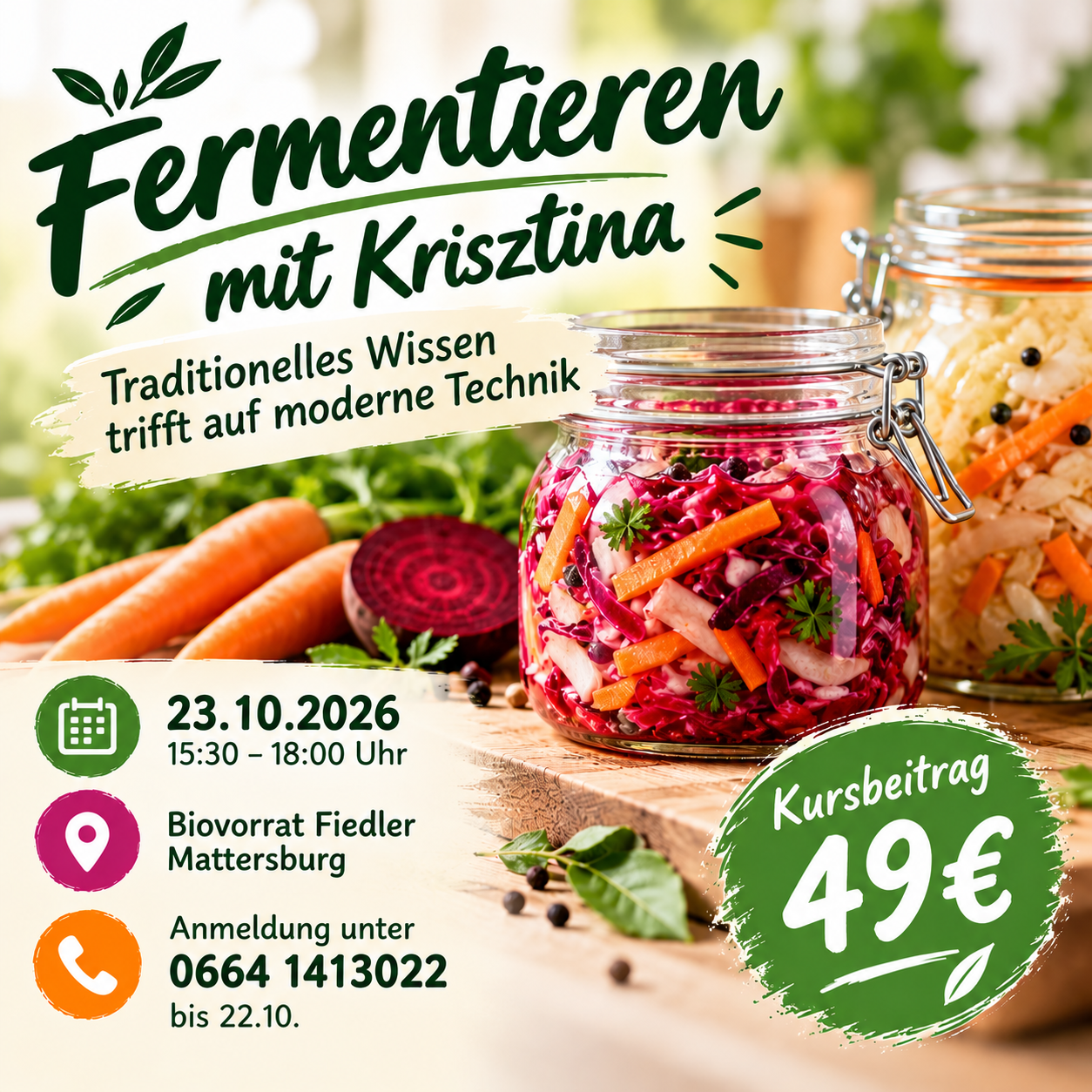 Fermentieren lernen: Traditionelles Wissen trifft moderne Technik