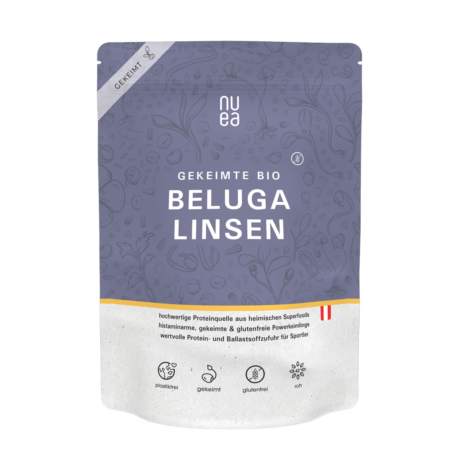 NUEA - Belugalinsen gekeimt