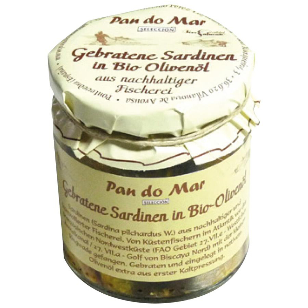 Pan do Mar Gebratene Sardinen in Bio-Olivenöl