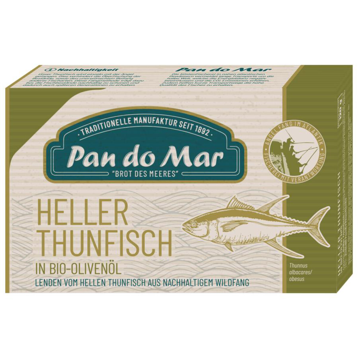 Pan do Mar Heller Thunfisch in Bio-Olivenöl