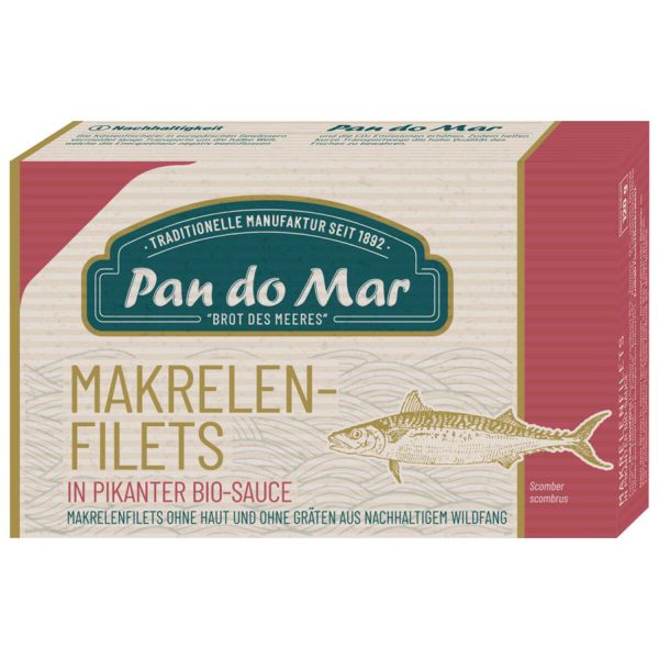 Pan do Mar Makrelenfilets in pikanter Bio-Sauce