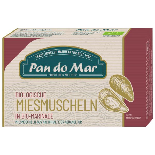 Pan do Mar Miesmuscheln in Bio-Marinade
