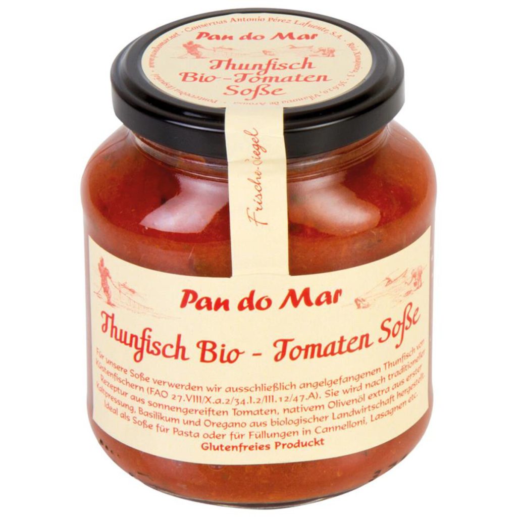 Pan do Mar Thunfisch Bio-Tomatensoße
