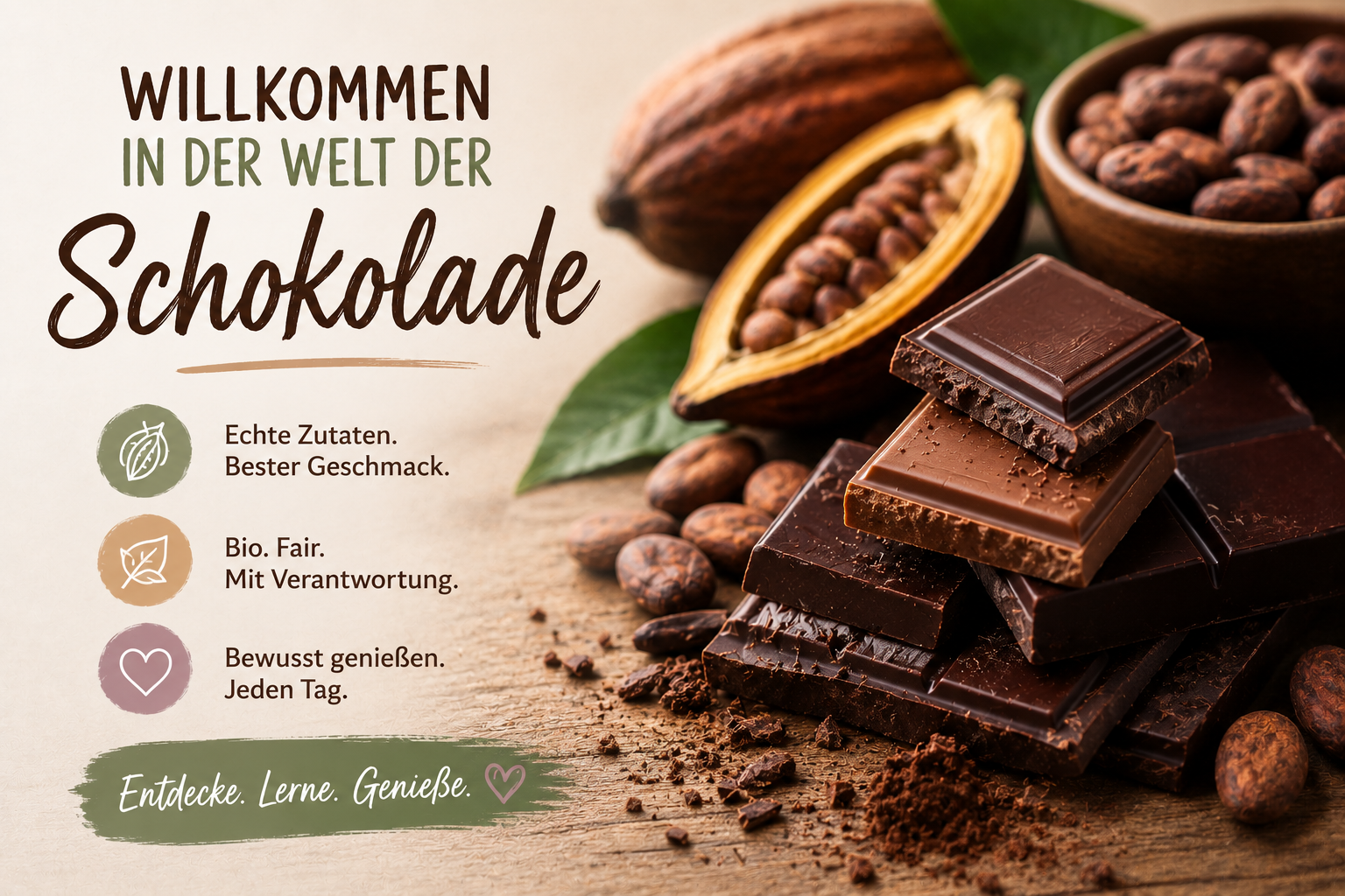Warum schmeckt jede Schokolade anders? Warum schmeckt jede Schokolade anders?