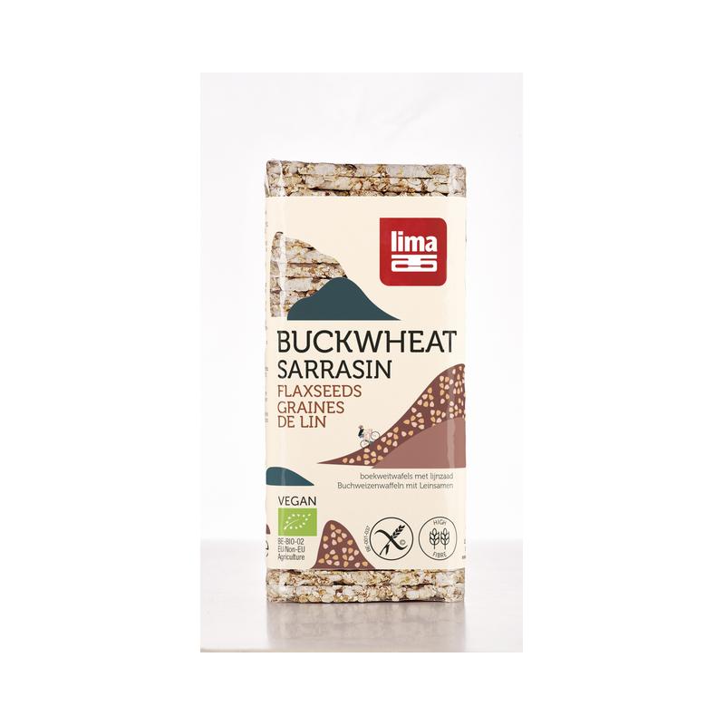 Buchweizenwaffeln mit Leinsamen Lima
