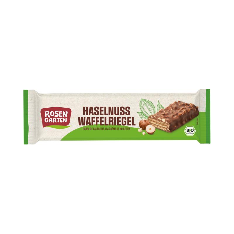 Haselnuss Waffelriegel Rosengarten
