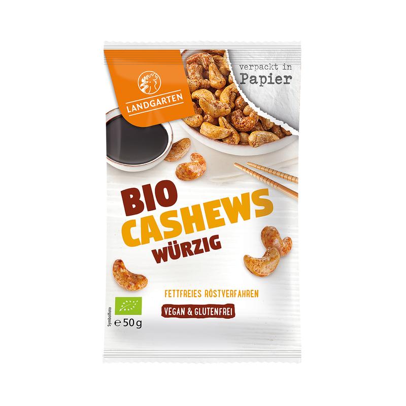 Bio Cashews würzig Landgarten