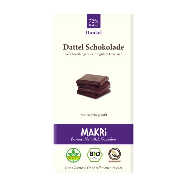 Dattel Schokolade Dunkel Makri