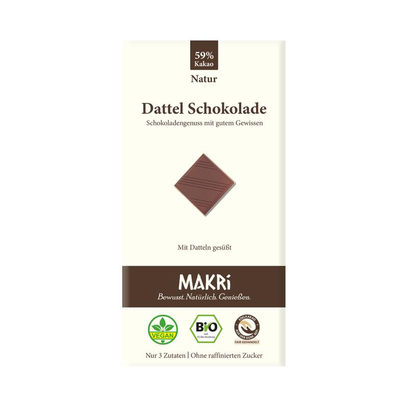 Dattel Schokolade Natur Makri