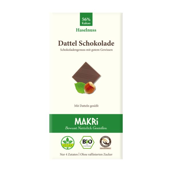 Dattel Schokolade Haselnuss Makri