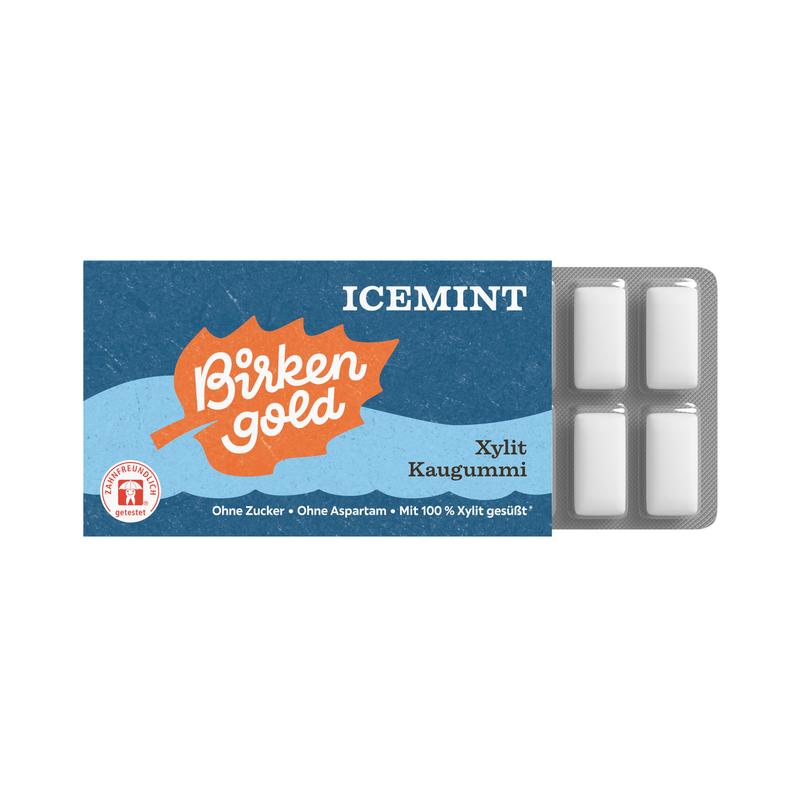 Xylit Kaugummi Icemint Birkengold
