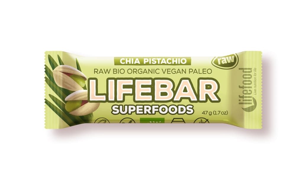 Lifebar Superfoods Chia Pistachio Lifefood