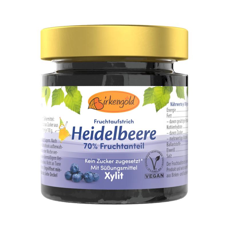 Fruchtaufstrich Heidelbeere Birkengold