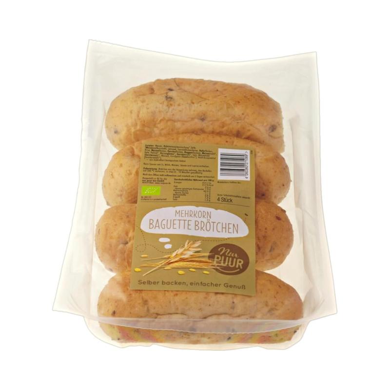 Mehrkorn Baguette Brötchen Nur Puur