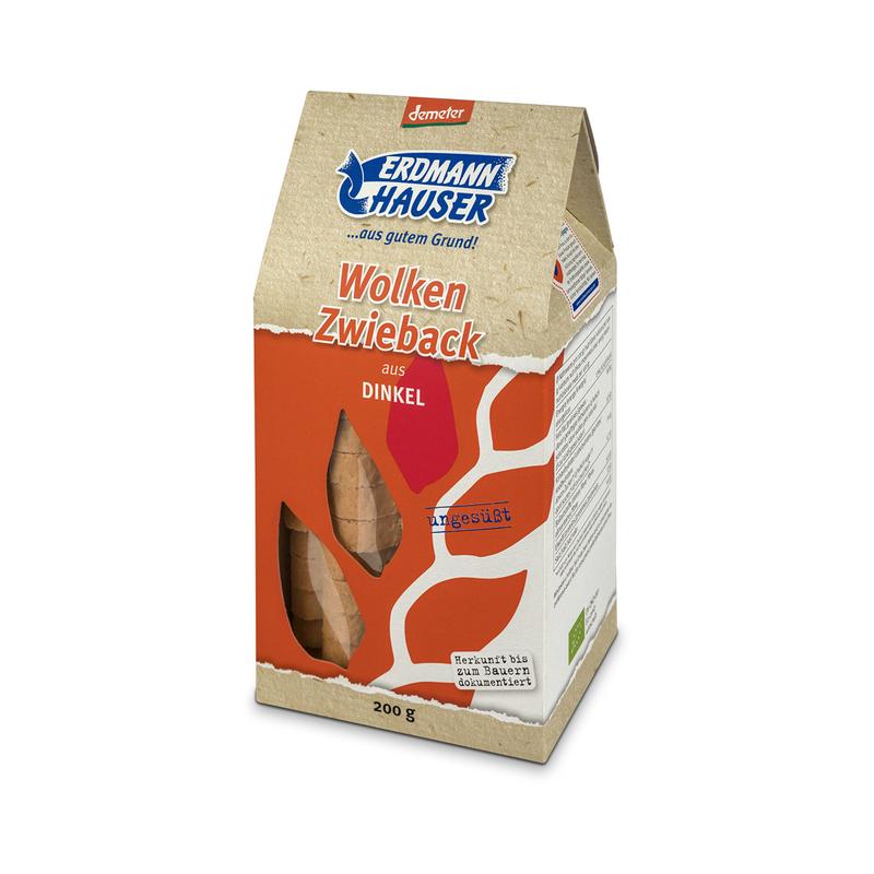 Wolken Zwieback mit Dinkel Erdmann Hauser
