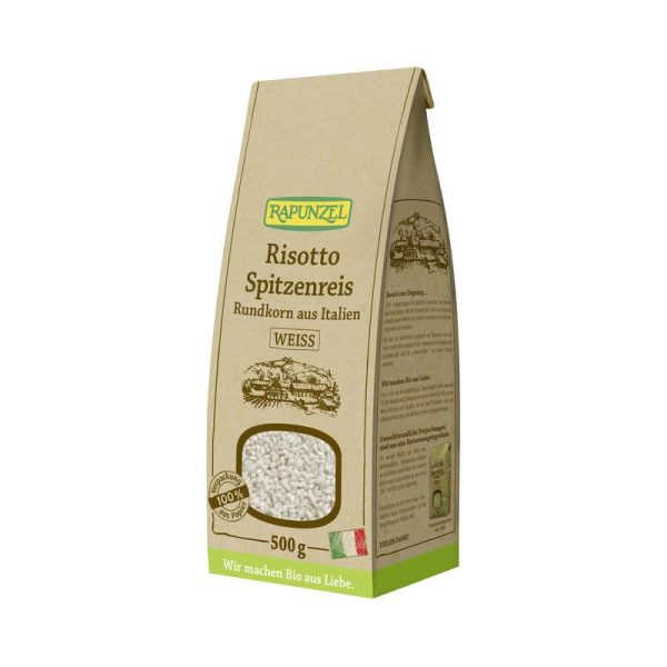 Risotto Spitzenreis Rundkorn aus Italien weiß Rapunzel