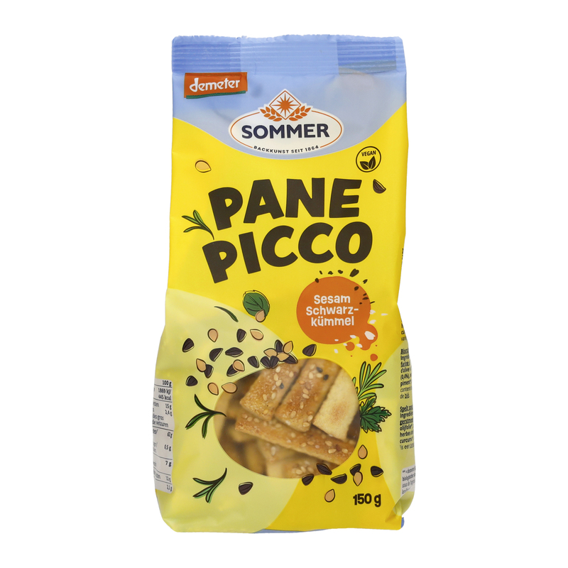 Pane Picco Sesam-Schwarzkümmel Sommer