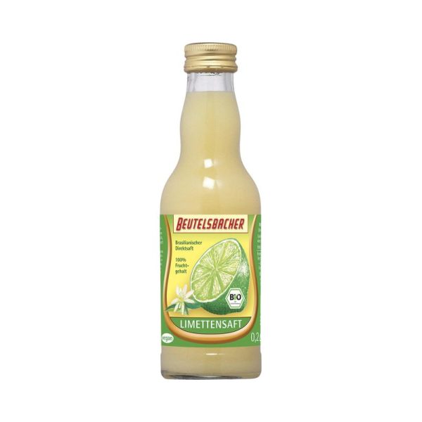 Beutelsbacher - Limetten Saft 12 Stück zu 200 ml (Pfandflasche)