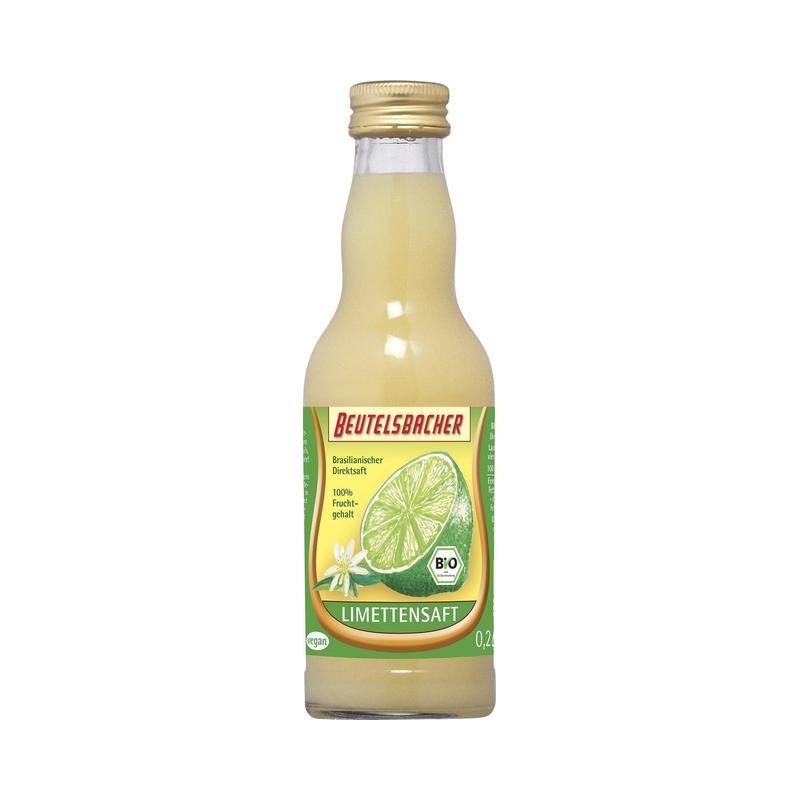 Beutelsbacher - Limetten Saft 12 Stück zu 200 ml (Pfandflasche)