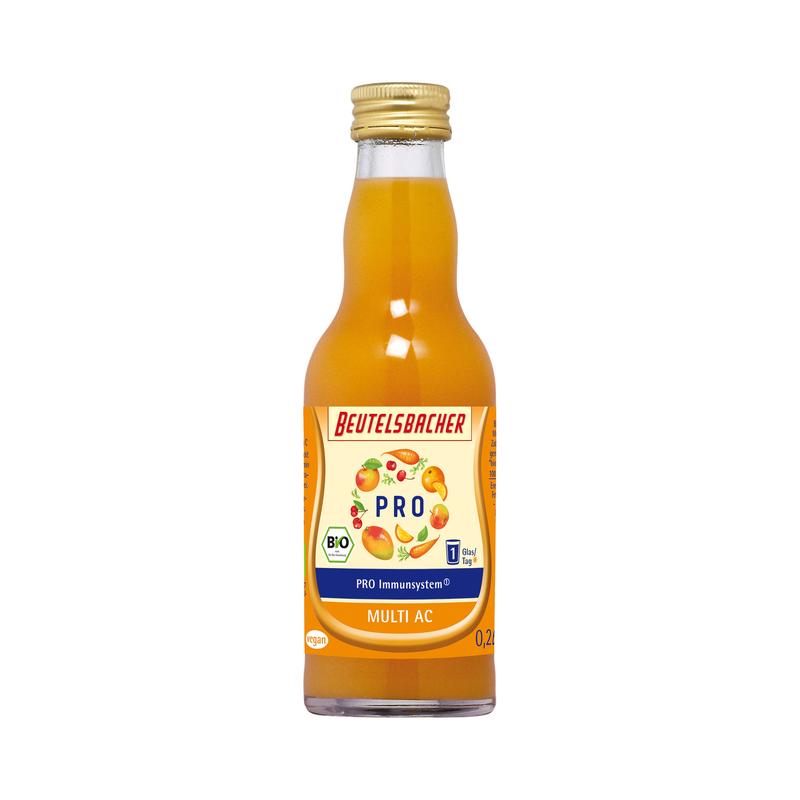 Beutelsbacher - Multi AC Saft 12 Stück zu 200 ml (Pfandflasche)