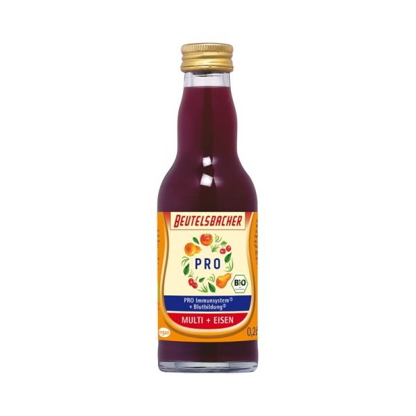 Beutelsbacher - Multi+Eisen Saft 200 ml (Pfandflasche)