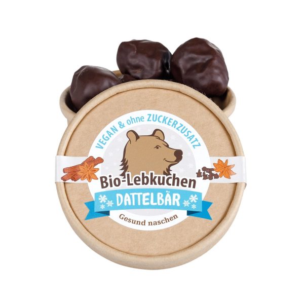 Bio-Lebkuchen Dattelbär Gewürzdatteln