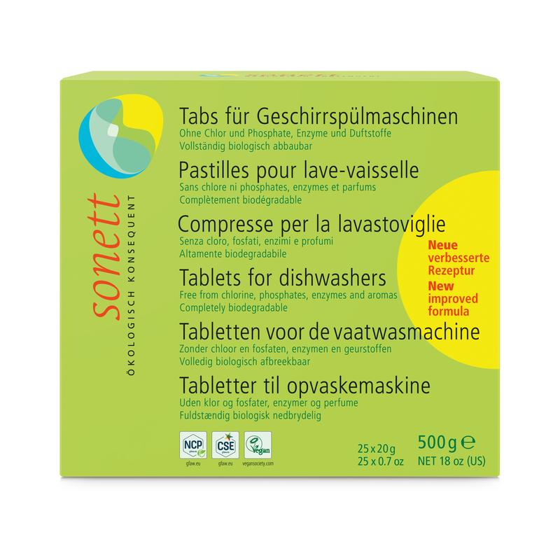 Tabs für Geschirrspülmaschinen Sonett