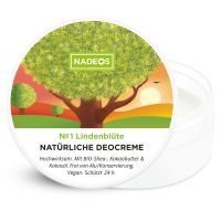 Natürliche Deocreme Nr.1 Lindenblüte Nadeos