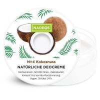 Natürliche Deocreme Nr. 4 Kokosnuss Nadeos