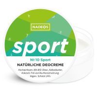 Natürliche Deocreme Nr. 10 Sport Nadeos