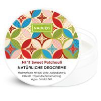 Natürliche Deocreme Nr. 11 Sweet Patchouli Nadeos