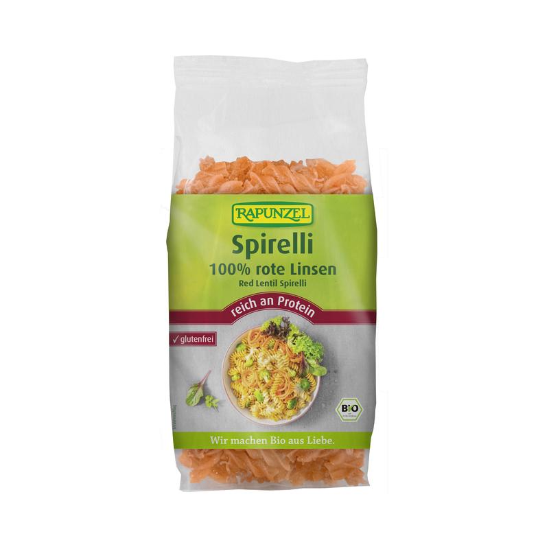 Spirelli 100% rote Linsen Red Lentil Spirelli Rapunzel