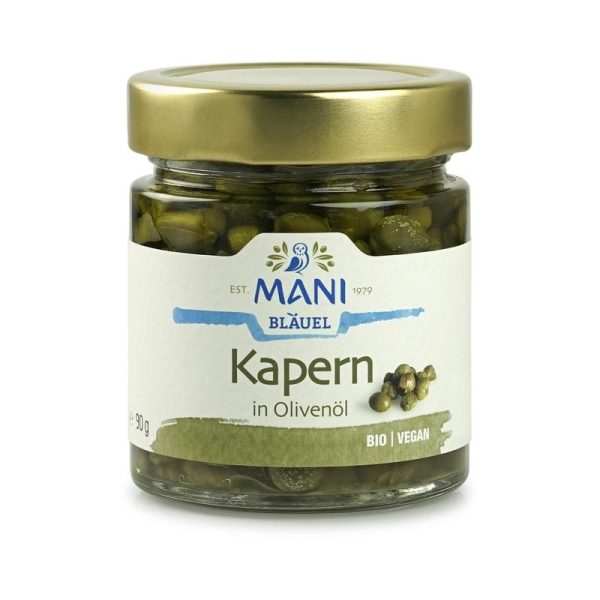 Kapern in Olivenöl Mani