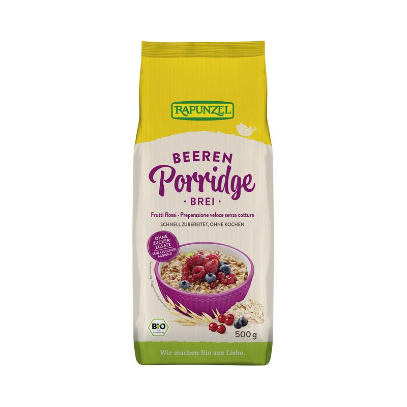 Beeren Porridge Brei Rapunzel