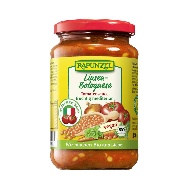 Linsen-Bolognese Rapunzel