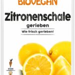 Zitroneschale gerieben Biovegan