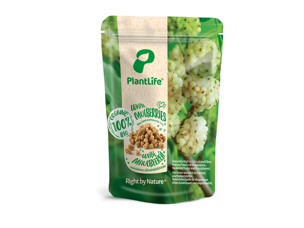 PlantLife - weiße Maulbeeren 190 g